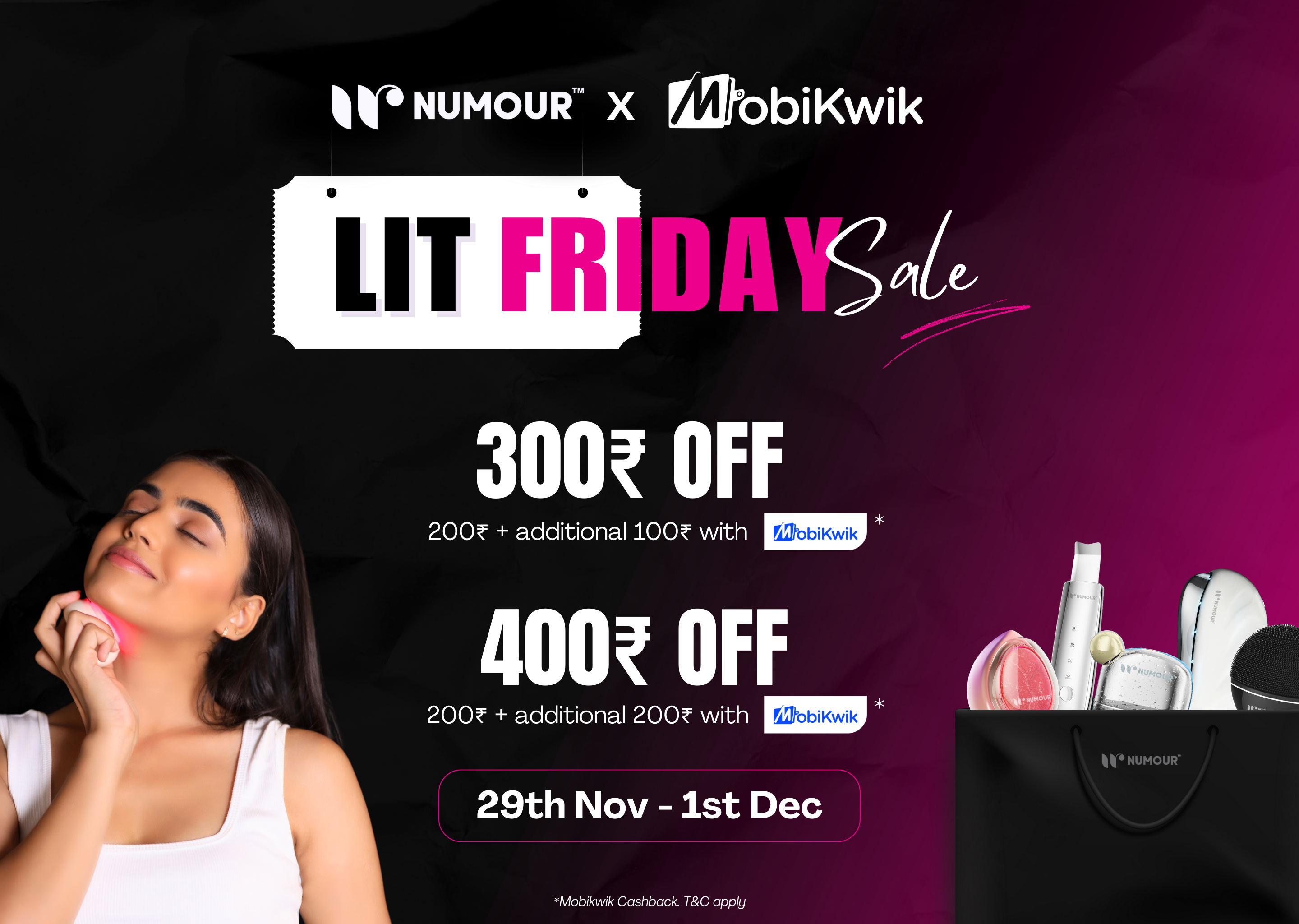 Numour promotional banner